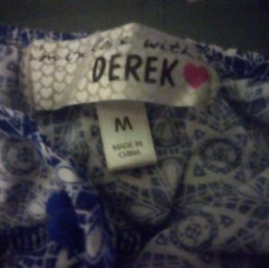 Blue and white camisole